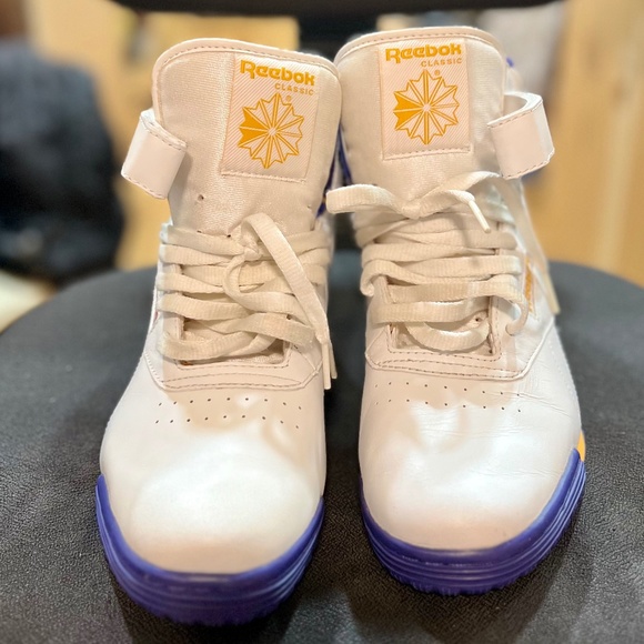 Reebok Other - RARE Reebok Classic Ex-O-Fit High Yellow/Purple/White Mens Size 8 (unisex)